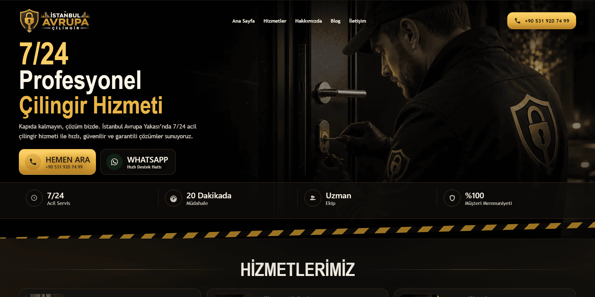 İstanbul Avrupa Çilingir Web Sitesi