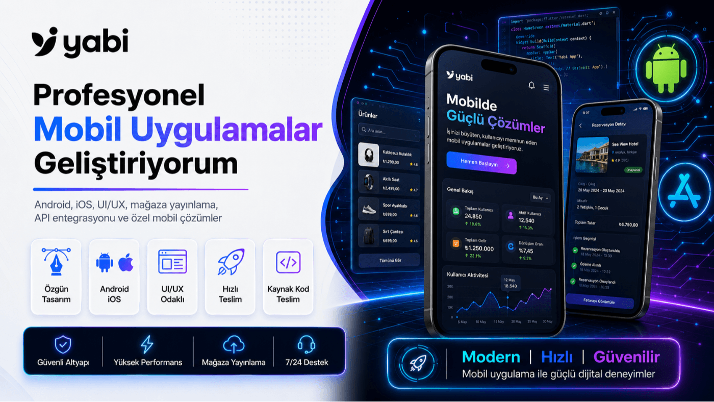 Profesyonel mobil uygulama geliştirme